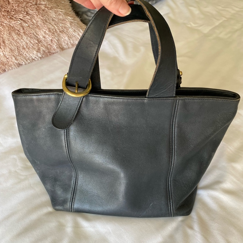 SOLD Vintage COACH Waverly Tote
